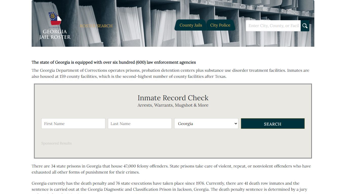 Irwin County | Georgia Jail Inmate Search